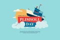 Plimsoll Day background Royalty Free Stock Photo