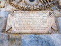 Pliny the Elder plaque in Como (HDR)