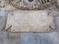Pliny the Elder plaque in Como