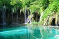 Plitvice lake waterfalls Royalty Free Stock Photo