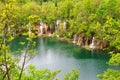 Plitvice lake waterfalls Royalty Free Stock Photo