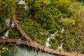 Plitvice lakes are the best destinations for those who love nature Royalty Free Stock Photo