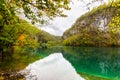 Plitvice lakes are the best destinations for those who love nature Royalty Free Stock Photo