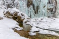 Plitvice lakes winter Royalty Free Stock Photo