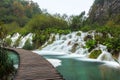 Plitvice park footpath round waterfalls