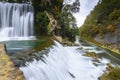 Pliva waterfall in Jajce, Bosnia and Herzegovina Royalty Free Stock Photo