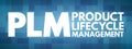 PLM - Product Lifecycle Management acronym