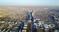 Ploiesti , Romania, aerial view