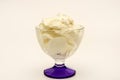 Plombir. Ice cream in a glass ice cream maker Royalty Free Stock Photo