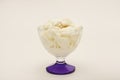 Plombir. Ice cream in a glass ice cream maker Royalty Free Stock Photo