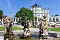 Ploskovice castle near Litomerice, Bohemia, Czech republic, Europe Royalty Free Stock Photo