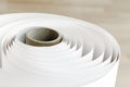 Plotter Roll paper curl Royalty Free Stock Photo