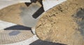 Plough blades with clinging clay soil Royalty Free Stock Photo
