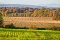 Ploughed field in autumn