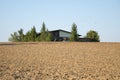 Ploughed Field in Germany Royalty Free Stock Photo