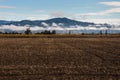 Ploughed and harrowed field Royalty Free Stock Photo