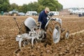 Ploughing Championship - Vintage Tractor Royalty Free Stock Photo