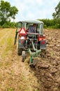 Ploughing field Royalty Free Stock Photo