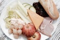 Ploughman`s salad Royalty Free Stock Photo