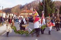 Ploughmen On Carnival In Videm Near Ptuj, Slovenia Royalty Free Stock Photo