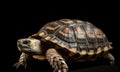 A beautiful photograph of The Ploughshare Tortoise