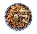 Plov on plate Royalty Free Stock Photo