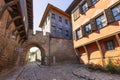 Hisar Kapia - Ancient Gate in Plovdiv old town, Buildings of historical and ethnographic museums. Bulgaria