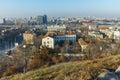 PLOVDIV, BULGARIA - JANUARY 2 2017: Panorama to City of Plovdiv from nebet tepe hill