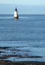 Plover Scar lighthouse in River Lune estuary