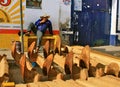 Plow Maker, Tlacolula market, Mexico Royalty Free Stock Photo