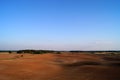 Plowed Blacker Earth In Horizontal Landscape