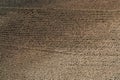 Plowed farm fields background Royalty Free Stock Photo