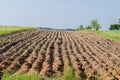 Plowed field in spring, Germany