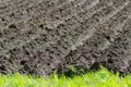 Plowed soil