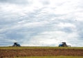 Plowing agricultural field Royalty Free Stock Photo