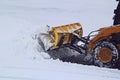Plowing Snow Road