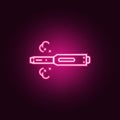 ploy neon icon. Elements of web set. Simple icon for websites, web design, mobile app, info graphics Royalty Free Stock Photo