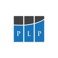 PLP letter logo design on WHITE background. PLP creative initials letter logo concept. PLP letter design.PLP letter logo design on Royalty Free Stock Photo