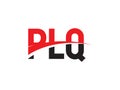 PLQ Letter Initial Logo Design Vector Illustration