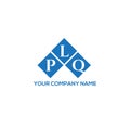 PLQ letter logo design on WHITE background. PLQ creative initials letter logo concept.
