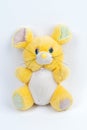 Pluche toy mouse on a white background Royalty Free Stock Photo