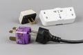Plug adapter Royalty Free Stock Photo