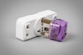 Plug adapter Royalty Free Stock Photo
