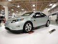 Plug-in car the Chevy Volt on display Royalty Free Stock Photo