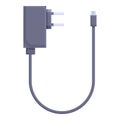 Plug charger adapter icon cartoon vector. Smartphone plug Royalty Free Stock Photo