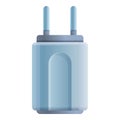 Plug charger icon, cartoon style Royalty Free Stock Photo