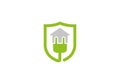 Plug House Shield Logo