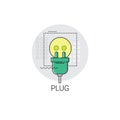 Plug Internet Connection Electricity Energy Icon Royalty Free Stock Photo