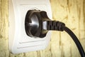 Plug in the socket Royalty Free Stock Photo