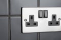 Plug socket in kitchen